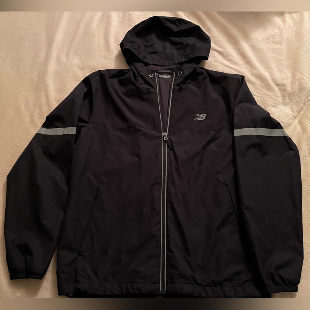 Reflective NEW BALANCE Windbreaker Jacket Hoodie